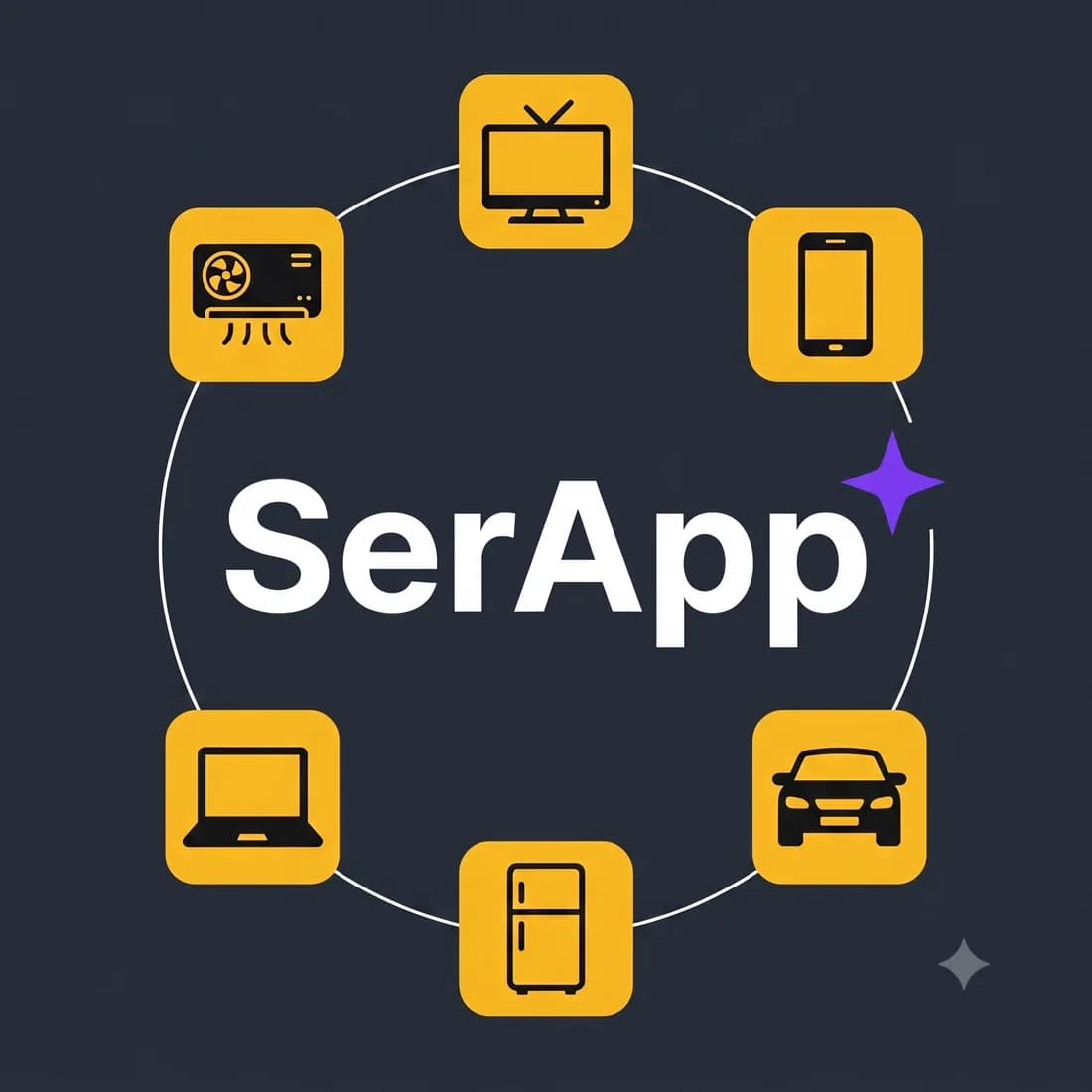 SerApp — TV, klima, telefon, laptop, buzdolabı ve oto için teknik servis